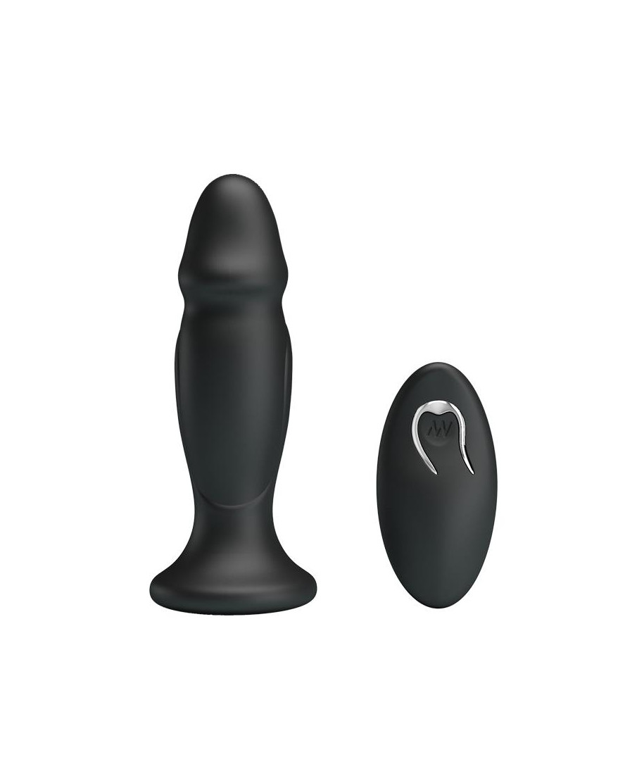 Mini penis korek analny wibrujący na pilota 12cm