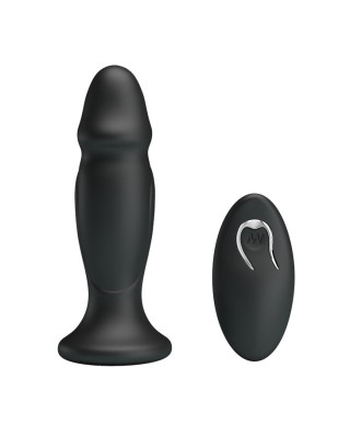 Mini penis korek analny wibrujący na pilota 12cm