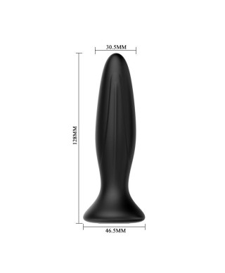 Smukły klasyczny korek analny plug wibrujący 12cm