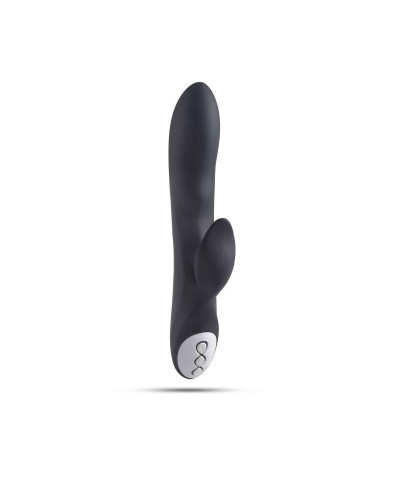 Vibratore G-spot e stimolatore clitorideo Black