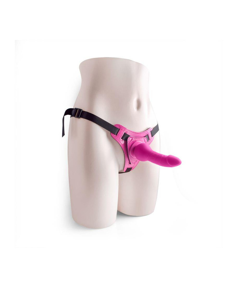 Uprząż strap-on szelki penis dla kobiet dildo 14cm