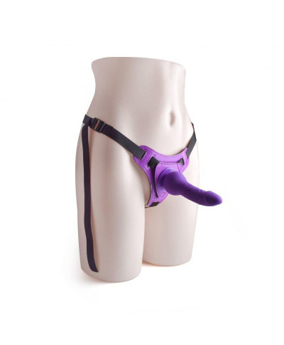 Strap-on uprząż regulowane szelki dildo penis 14cm