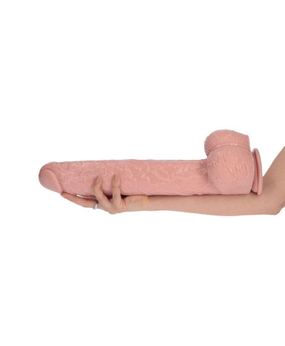 Duży penis naturalny kształt z przyssawką sex 40cm