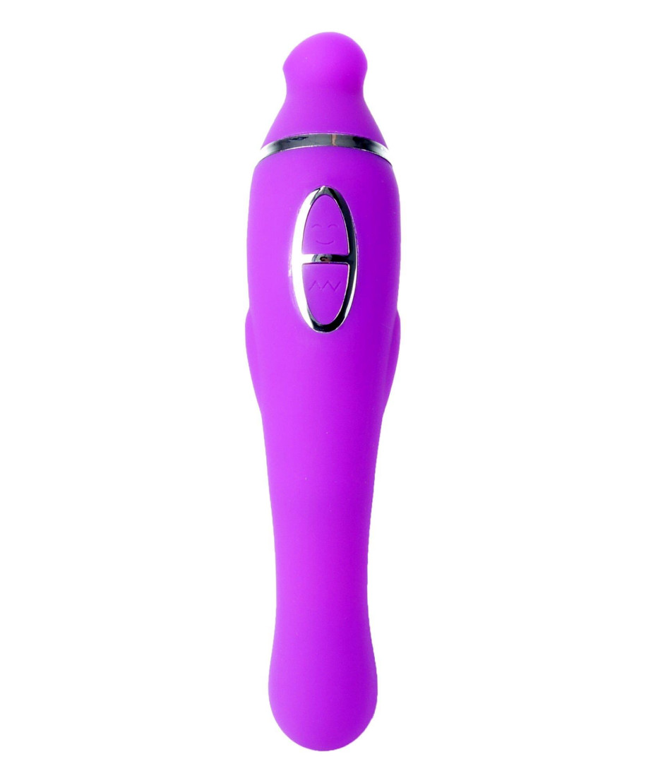 Wibrator masażer łechtaczki 2w1 ssanie 20cm 12tryb