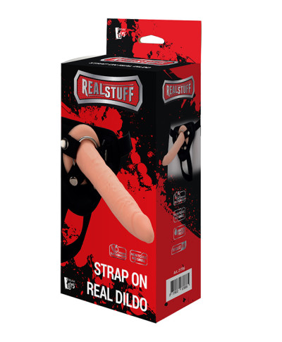 REALSTUFF STRAP ON REAL DILDO