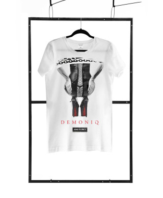 T-shirt men white S regular