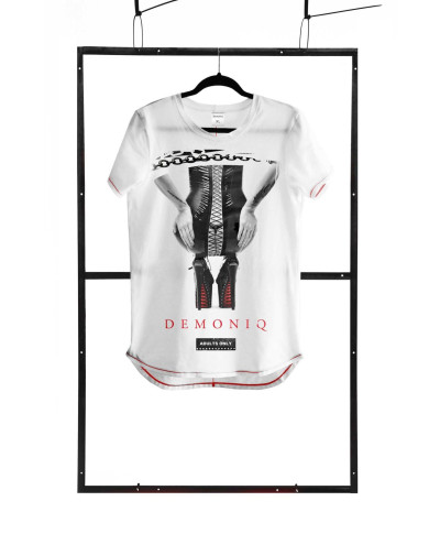 T-shirt men white S fashion