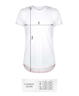 T-shirt men white S fashion