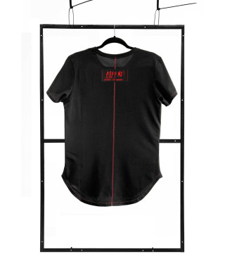 T-shirt men black S fashion