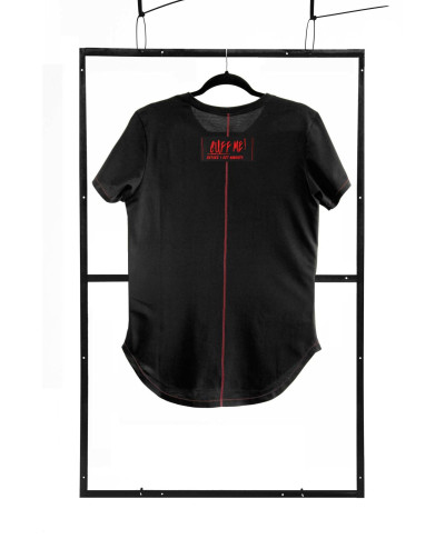 T-shirt men black L fashion