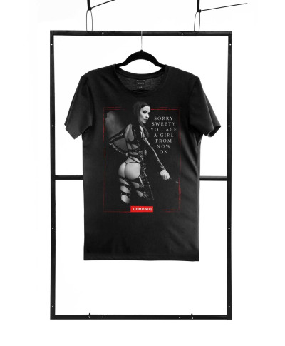 T-shirt men black S regular