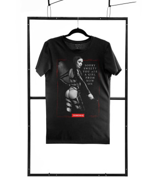 T-shirt men black S regular