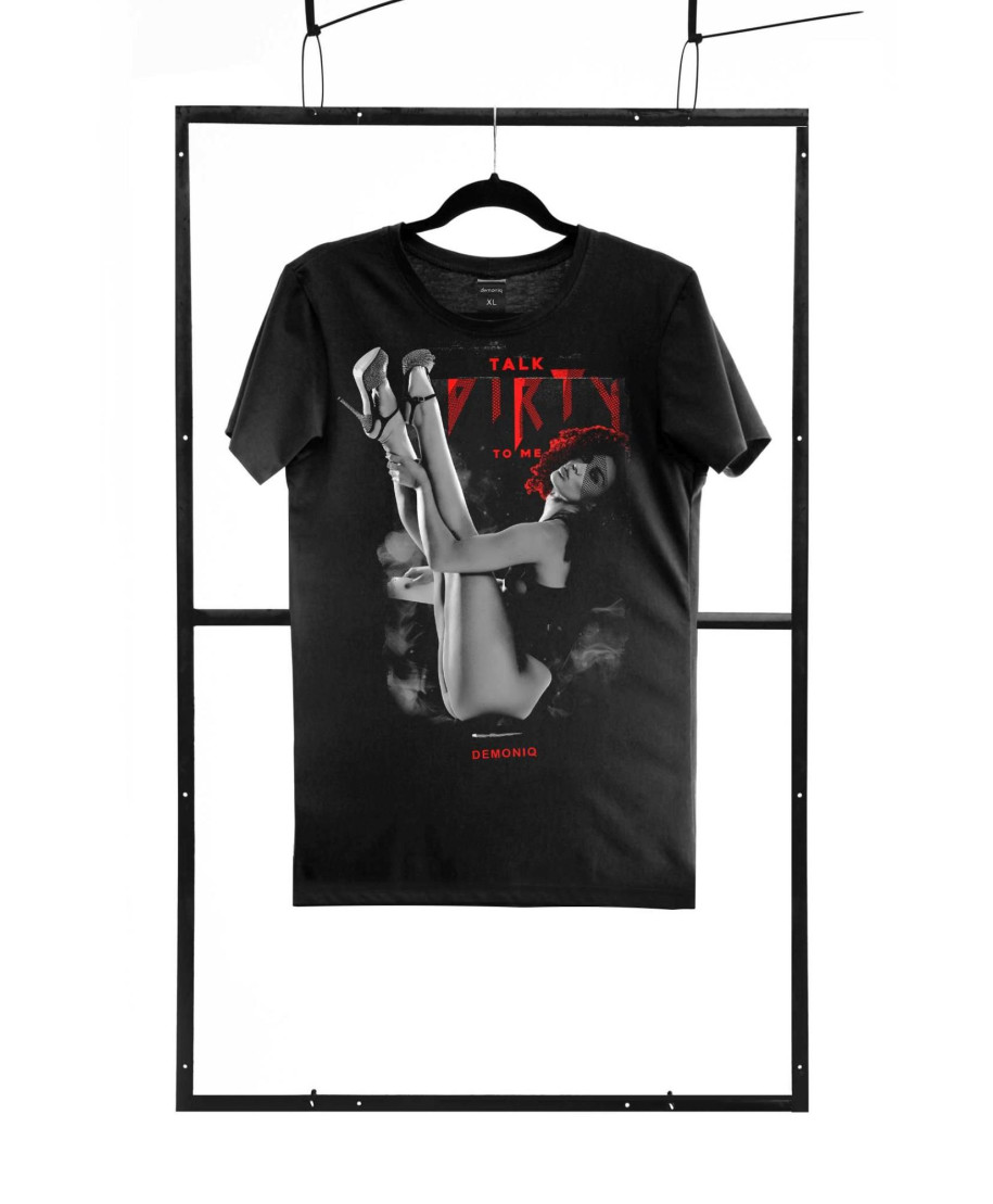 T-shirt men black S regular