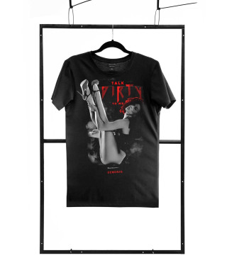 T-shirt men black S regular