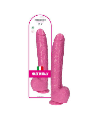 Wielki różowy penis ogromne dildo z jądrami 30 cm