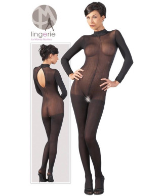 Catsuit bodystocking siateczka otwarty krok ml