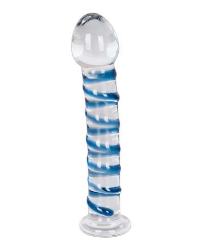 Arts Clair Bleu Glass Dildo