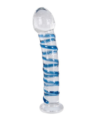 Arts Clair Bleu Glass Dildo