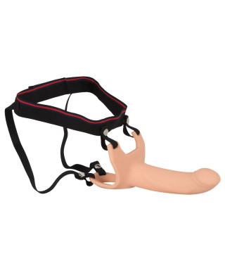 Strap-on dildo przedłużenie penisa elastyczne 26cm