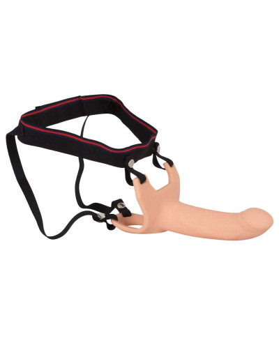 Strap-on dildo przedłużenie penisa elastyczne 26cm