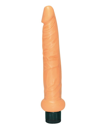 Wąski wibrator analny waginalny członek penis 19cm