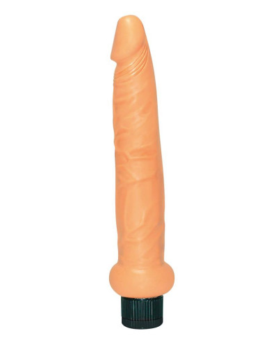 Wąski wibrator analny waginalny członek penis 19cm