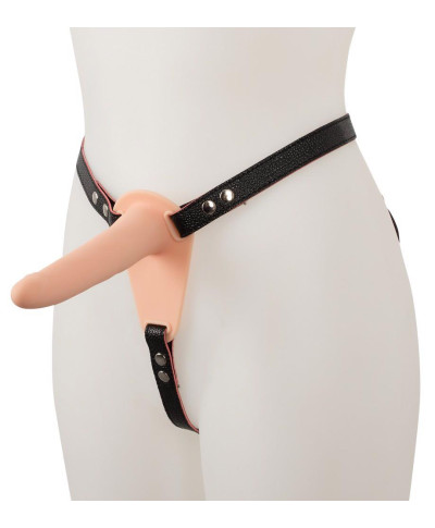 Wibrator strap-on uprząż paski 10 trybów 15cm sex