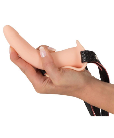 Wibrator strap-on uprząż paski 10 trybów 15cm sex