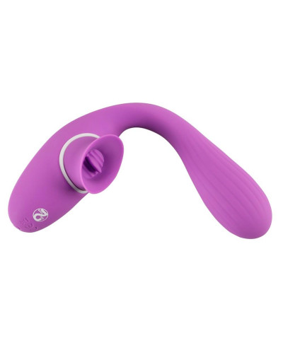 Podwójny masażer łechtaczki wibrator 10trybów 22cm