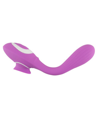 Podwójny masażer łechtaczki wibrator 10trybów 22cm