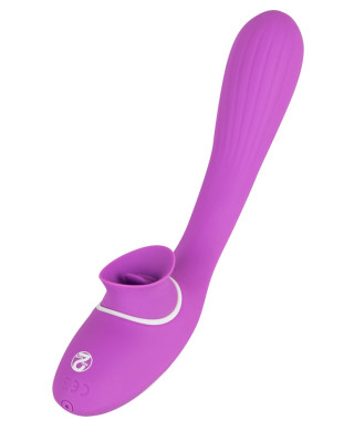 Podwójny masażer łechtaczki wibrator 10trybów 22cm