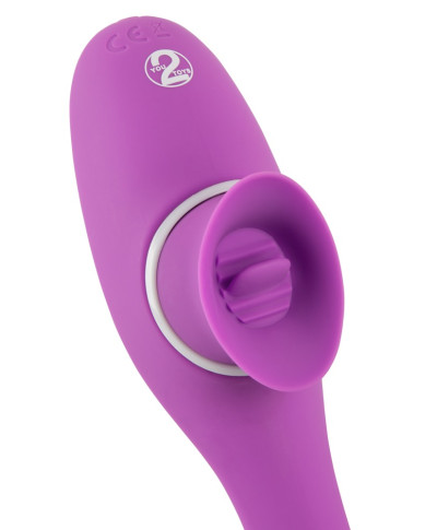Podwójny masażer łechtaczki wibrator 10trybów 22cm