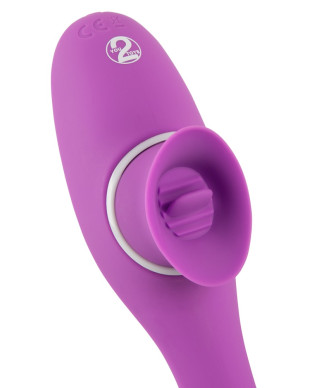 Podwójny masażer łechtaczki wibrator 10trybów 22cm