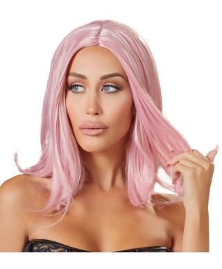 Wig bob pink