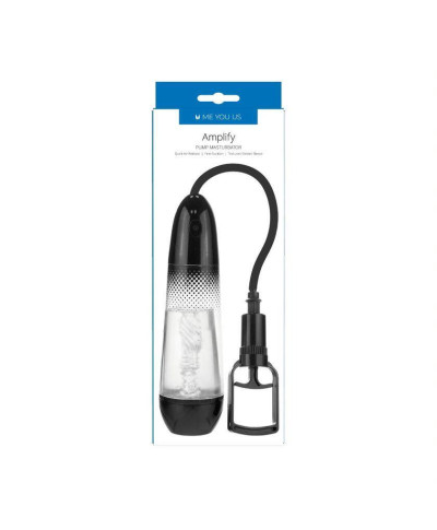 Pompka- Me You Us Amplify Pump Masturbator ClearBlack