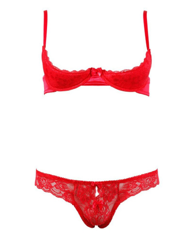 Half-cup Bra Set 80BM