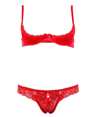 Half-cup Bra Set 80BM