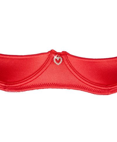 Shelf Bra Set red 80BM