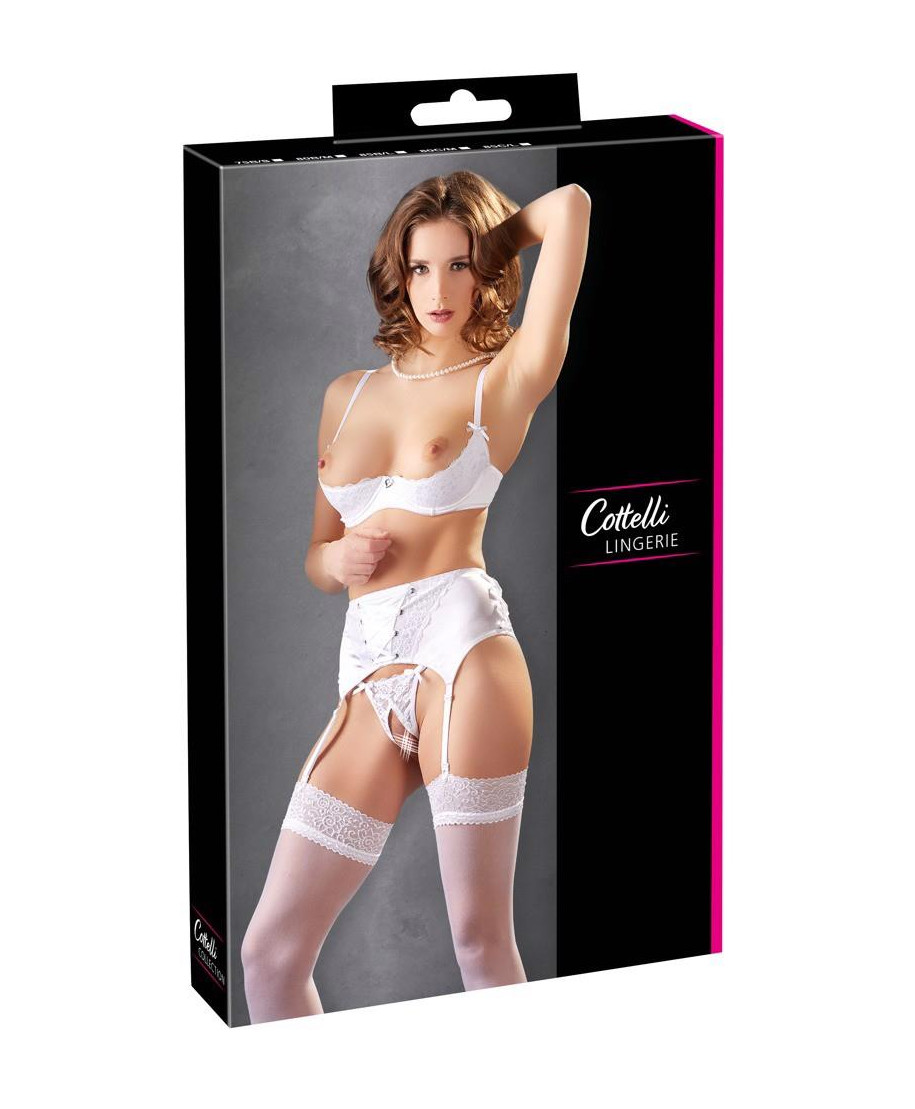 Shelf Bra Set white 85CL