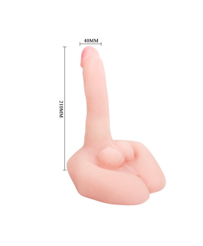 Dildo realistyczne penis przyssawka obroty 21cm