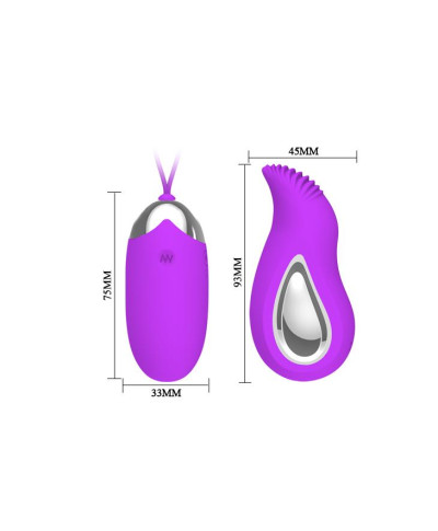 Wibrujące jajko pilot masażer łechtaczki 12trybów