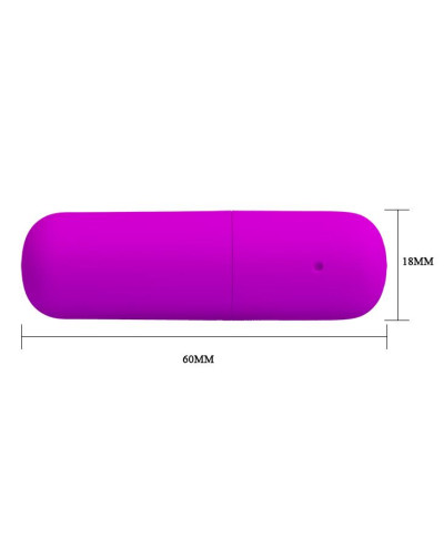 Dyskretny mini masażer mały wibrator 12trybów 6cm