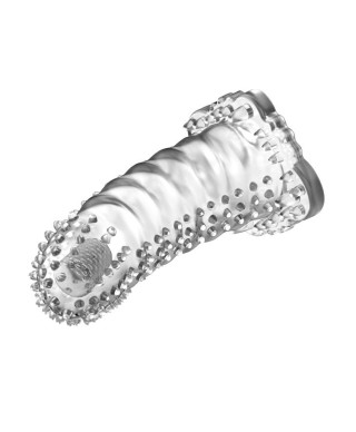 Nakładka na penisa z kolcami przedłużająca 18cm