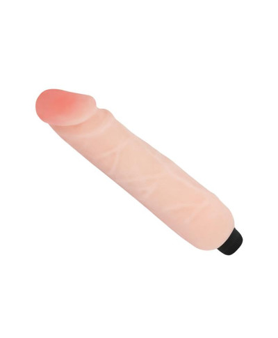 Wibrator penis naturalny z żyłkami elastyczny 25cm