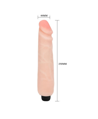 Wibrator penis naturalny z żyłkami elastyczny 25cm