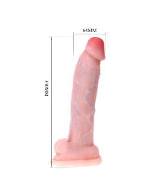 Duży gruby penis naturalny przyssawka dildo 34c