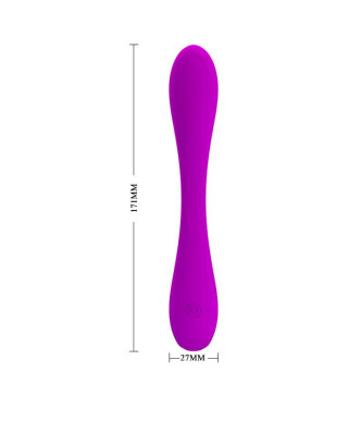 Zginany wibrator podwójny punkt g łechtaczka 17cm