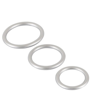 Metallic Silicone Cock ring se