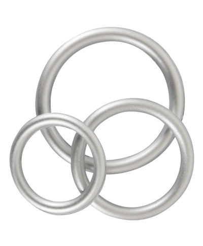 Metallic Silicone Cock ring se