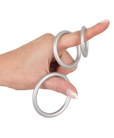 Metallic Silicone Cock ring se